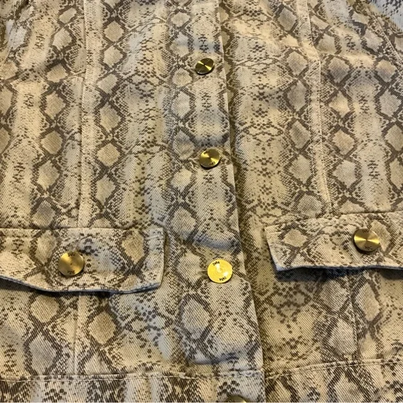 Zara Beige Snake Print Blazer -Size Small GUC - Picture 4 of 7